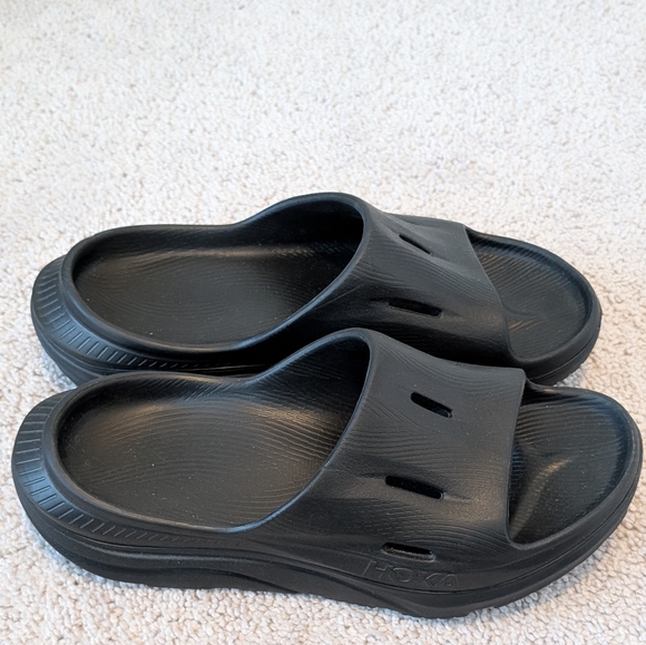 Hoka Ora Recovery Slide 3 Black Men’s Size 7 Women's Size 9 Unisex Comfort - Picture 7 of 12